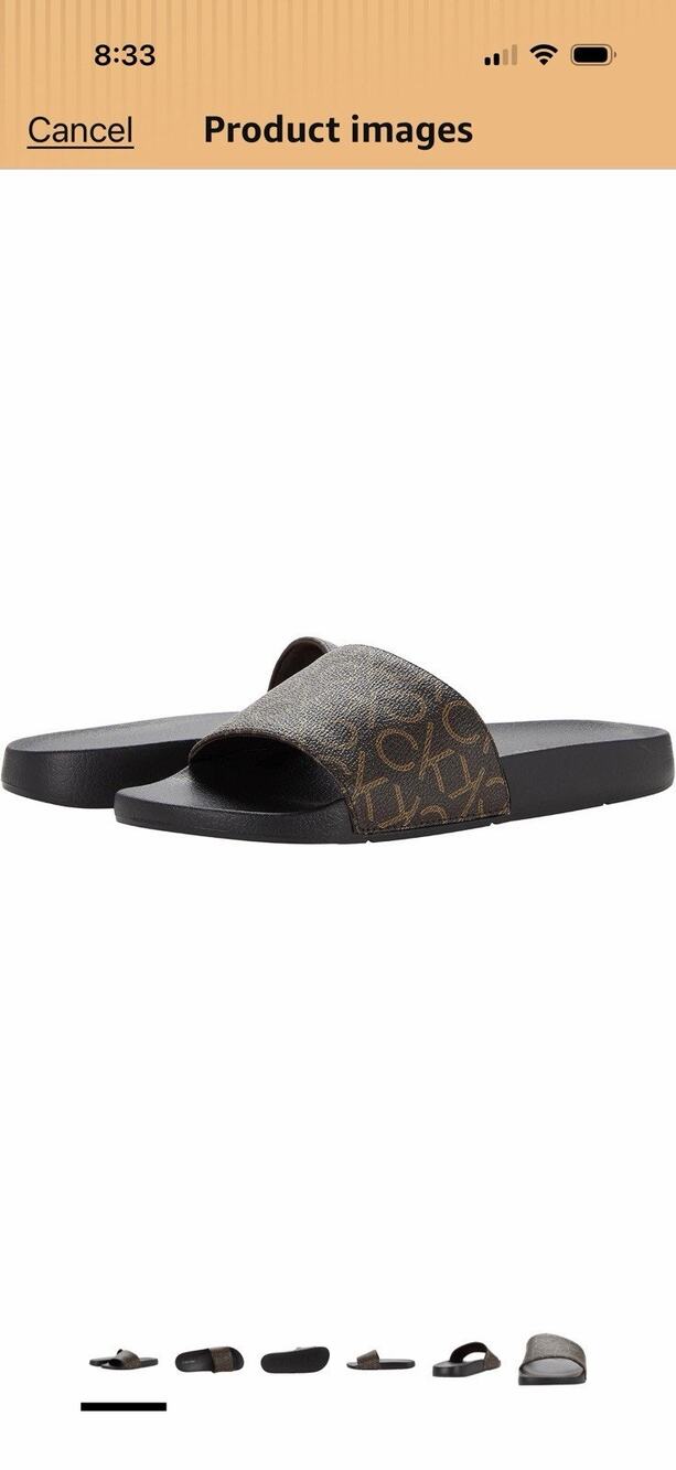 Calvin Klein Athens 8M Brown Multi Slide